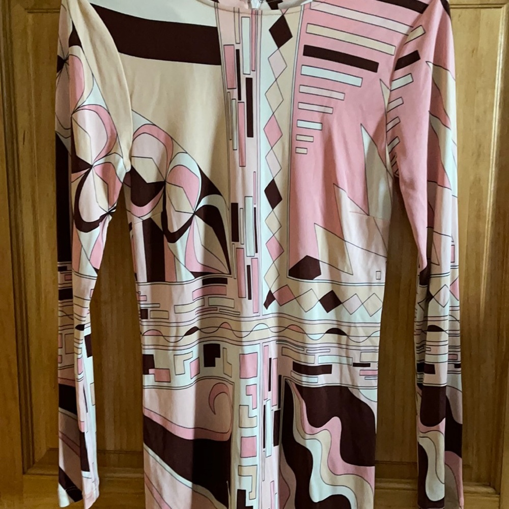 Julie Brown pink long sleeve dress